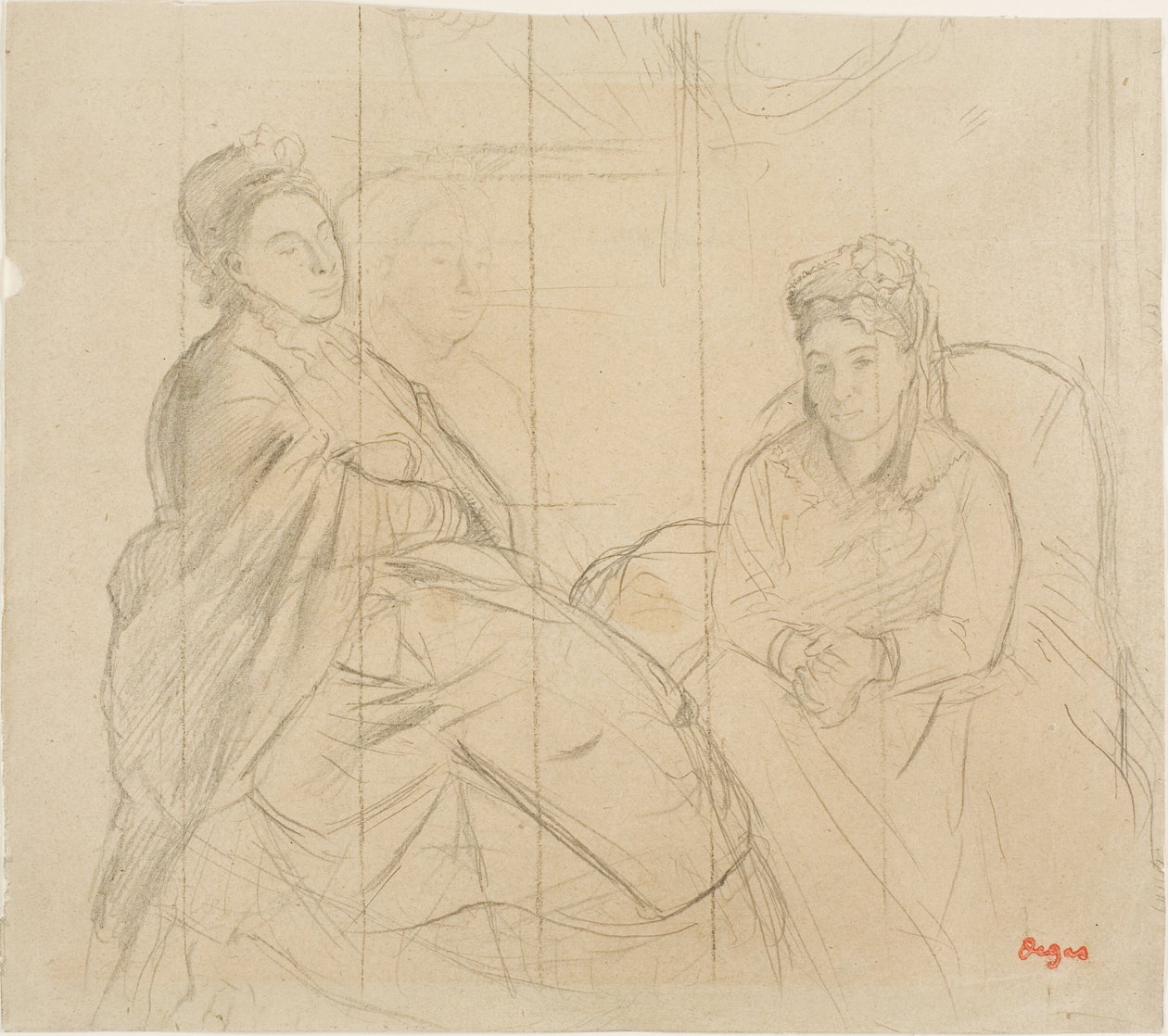 Madame Lisle ja Madame Loubens tekijältä Hilaire Germain Edgar Degas