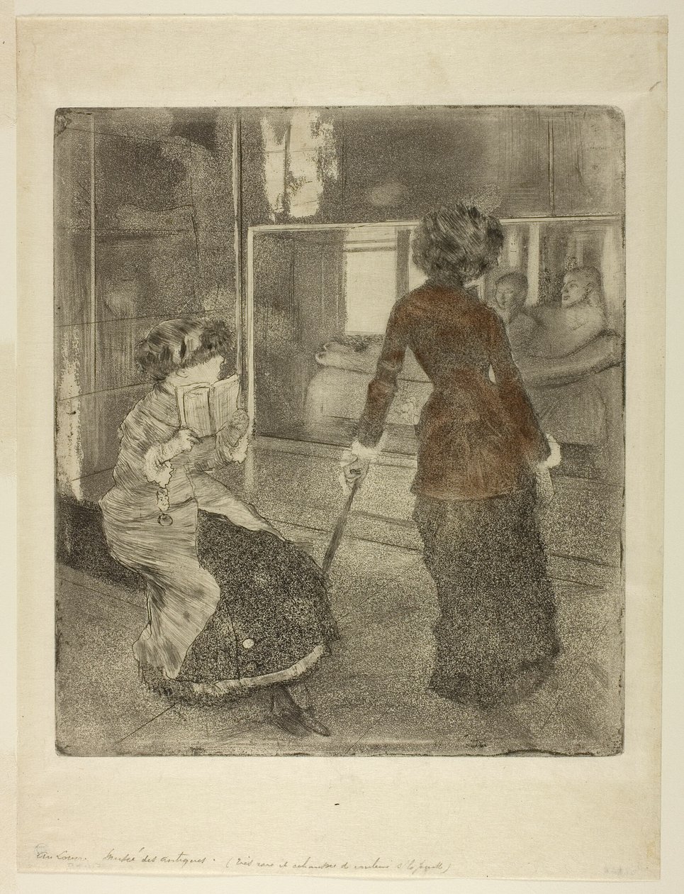 Mary Cassatt Louvressa: Louvre: Etruskien galleria tekijältä Hilaire Germain Edgar Degas