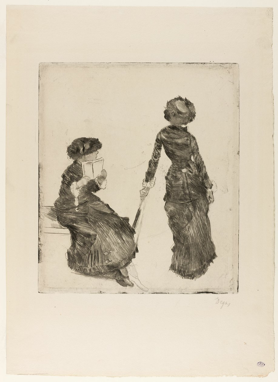 Mary Cassatt Louvressa: Louvre: Etruskien galleria tekijältä Hilaire Germain Edgar Degas