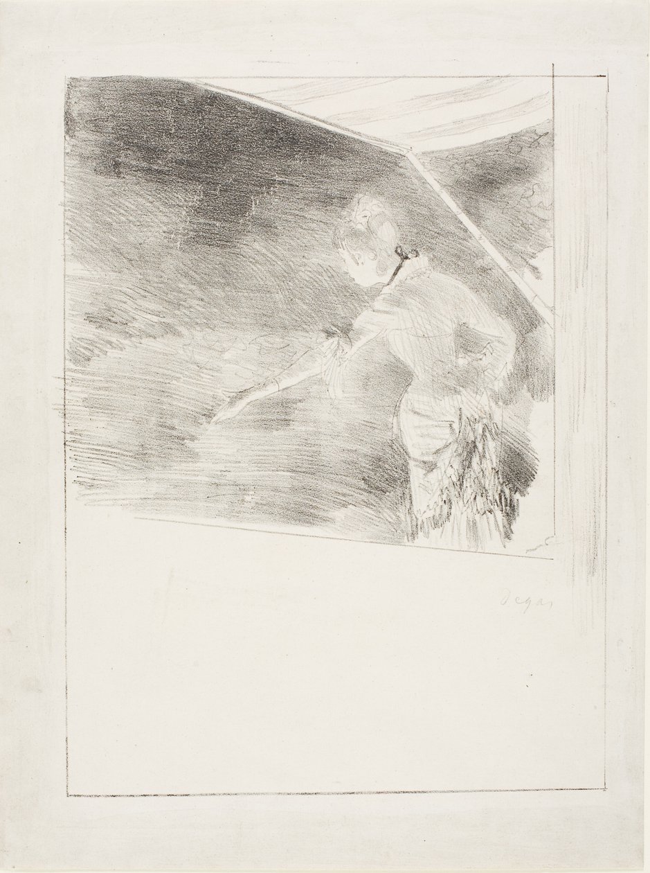 Laulaja kahvilakonsertissa tekijältä Hilaire Germain Edgar Degas