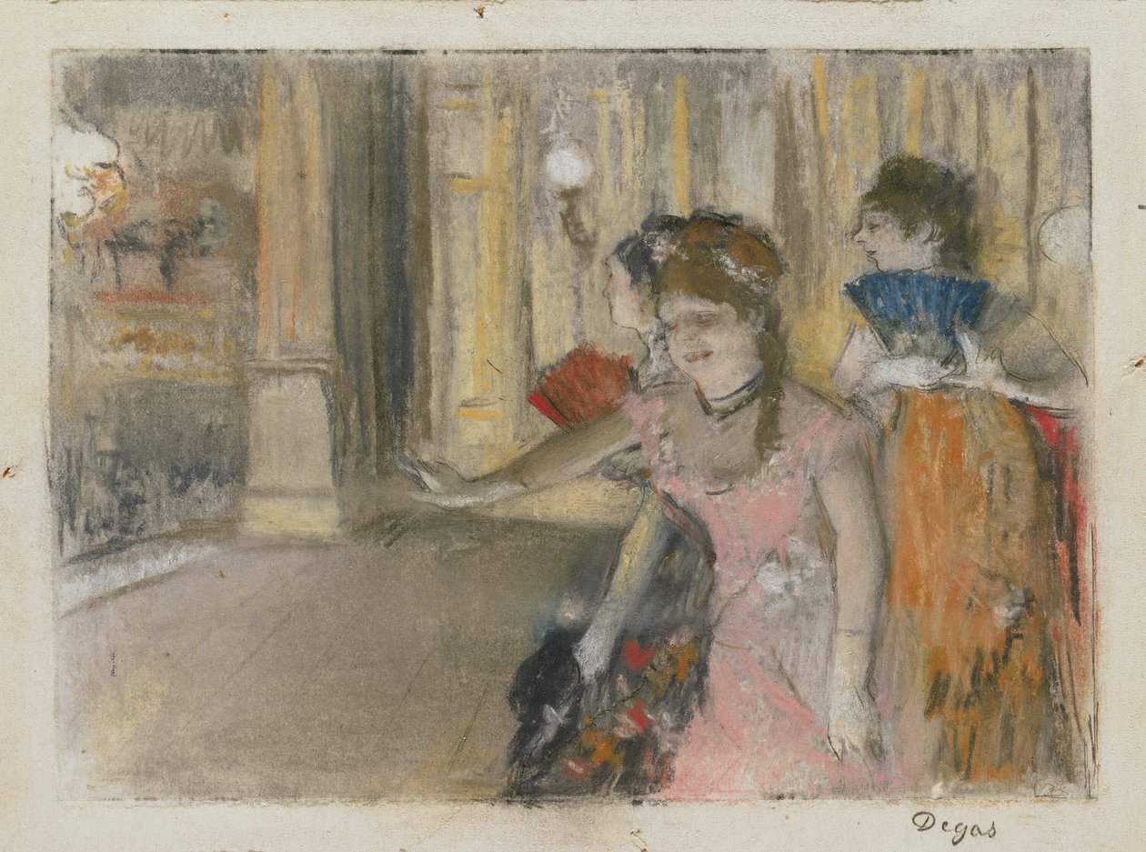Laulajat lavalla tekijältä Hilaire Germain Edgar Degas