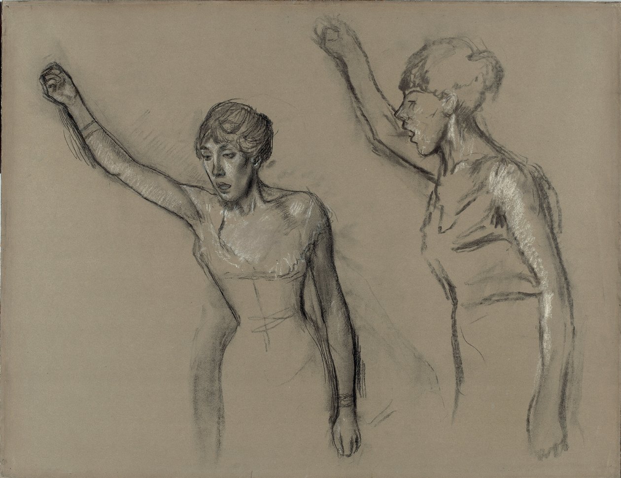 Laulajan tutkimus tekijältä Hilaire Germain Edgar Degas