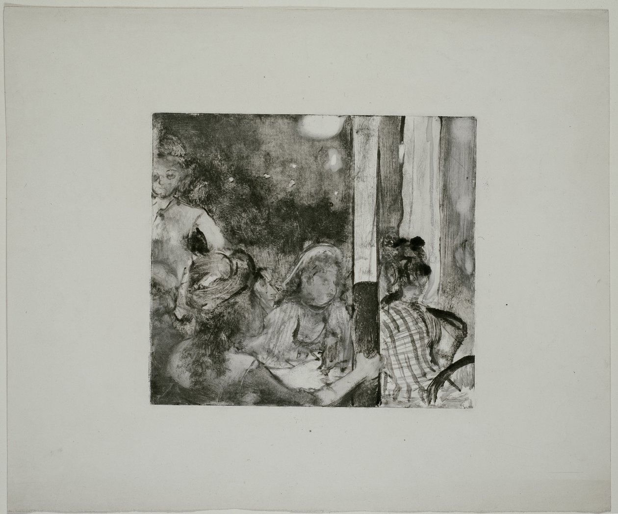 Naiset kahvilan terassilla illalla tekijältä Hilaire Germain Edgar Degas