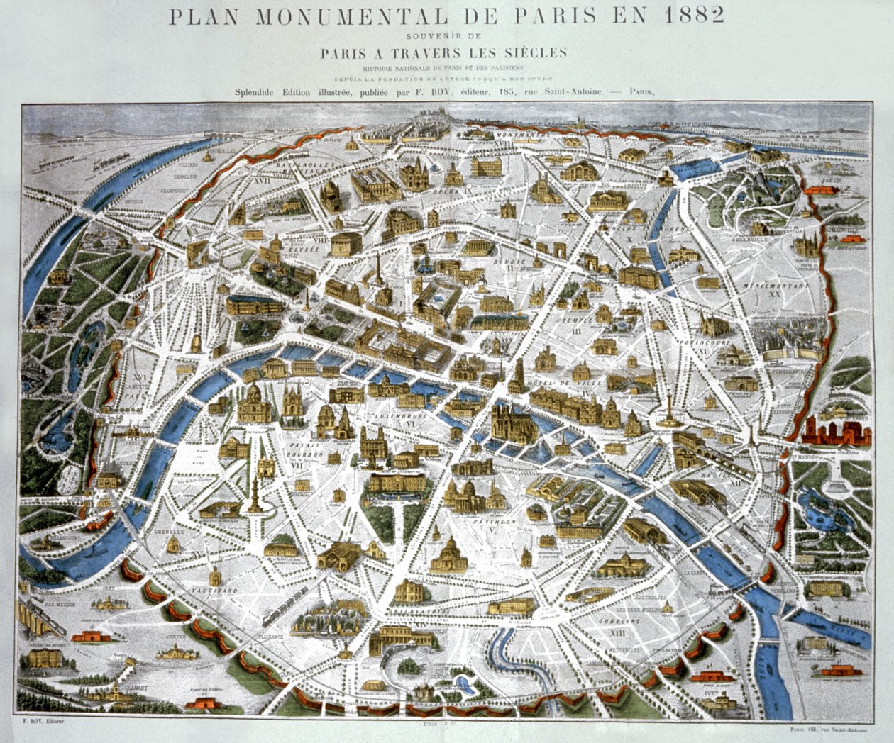 Uusi Pariisi. n.1867 (kaiverrus) tekijältä Hilaire Guesnu