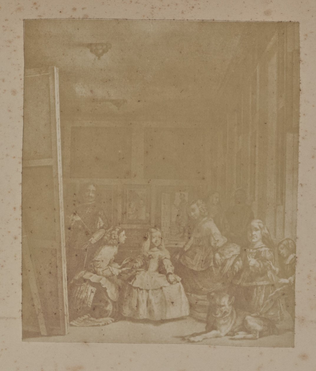 [Velazquezin Las Meninas -teoksen kaiverrus] tekijältä Hill and Adamson