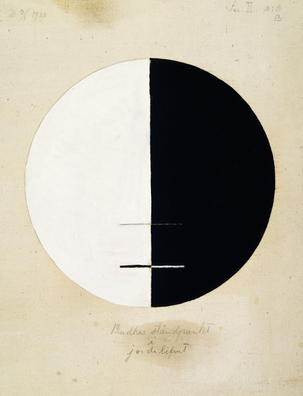 Buddhan kanta maallisessa elämässä, nro 3a tekijältä Hilma af Klint