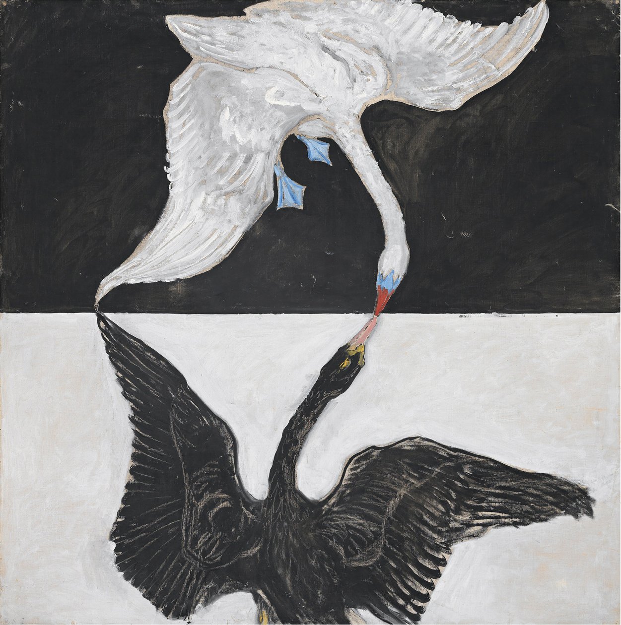Ryhmä IXSUW, nro 1, Joutsen, nro 1, 1914-1915. tekijältä Hilma af Klint