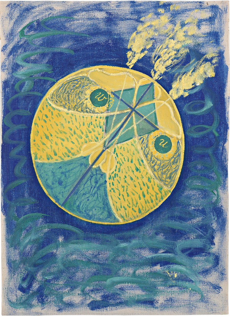 Ryhmä I, nro 7. Alkuperäinen kaaos tekijältä Hilma af Klint