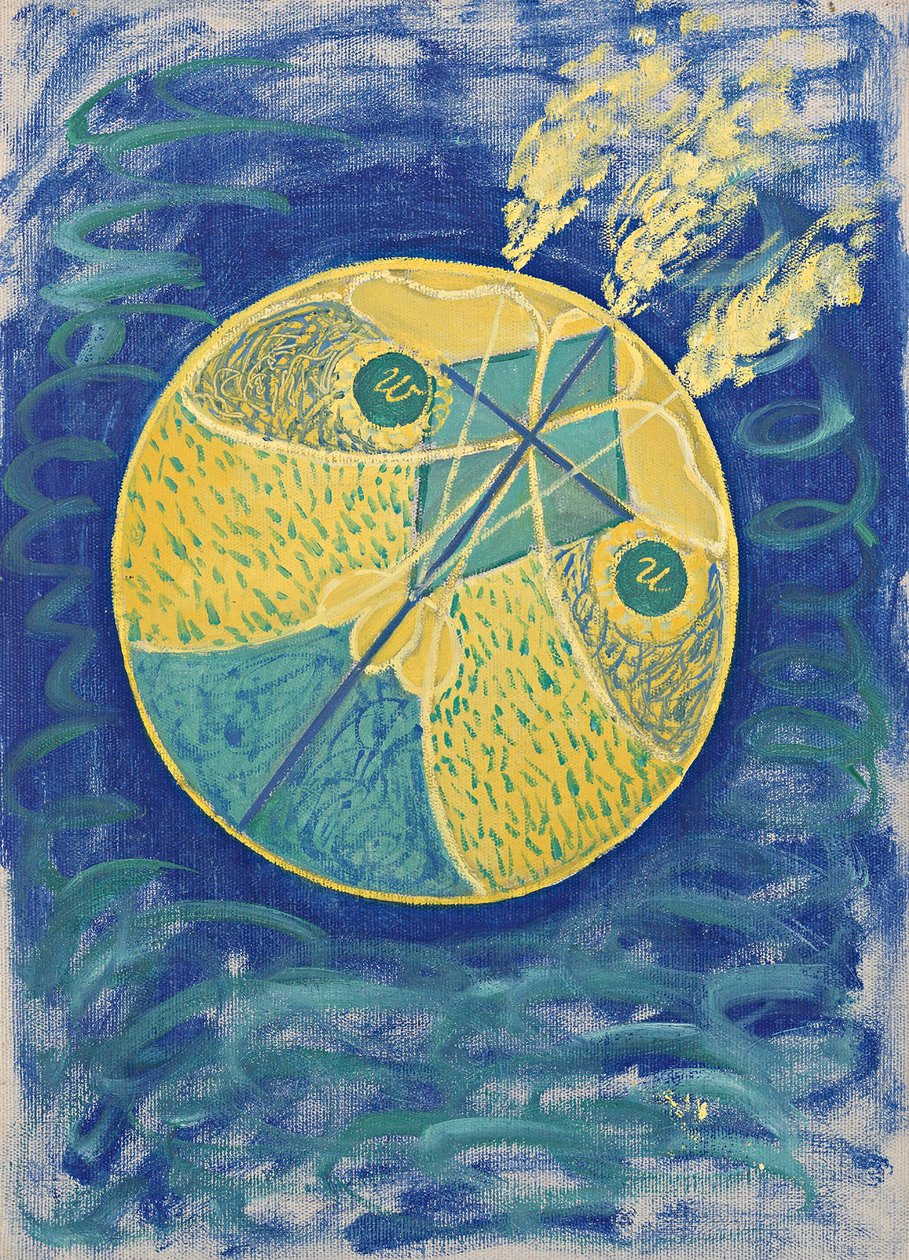 Ryhmä I, nro 7. Alkukantainen kaaos, 1906-1907. tekijältä Hilma af Klint