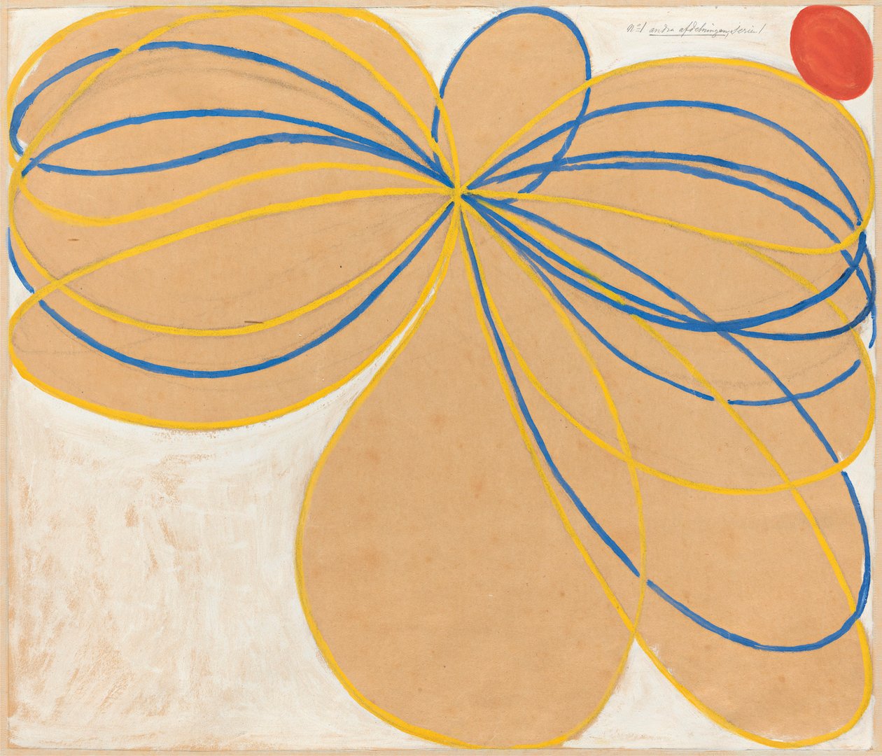 Ryhmä V, Seitsemänkärkinen tähti, nro 1 WUSSeven-Pointed Star -sarja, 1908. tekijältä Hilma af Klint