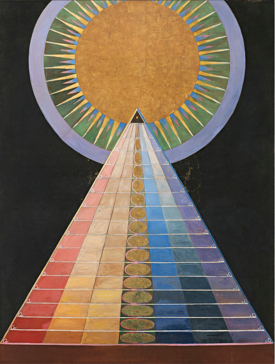 Ryhmä X, nro 1, alttaritaulu, 1915. tekijältä Hilma af Klint