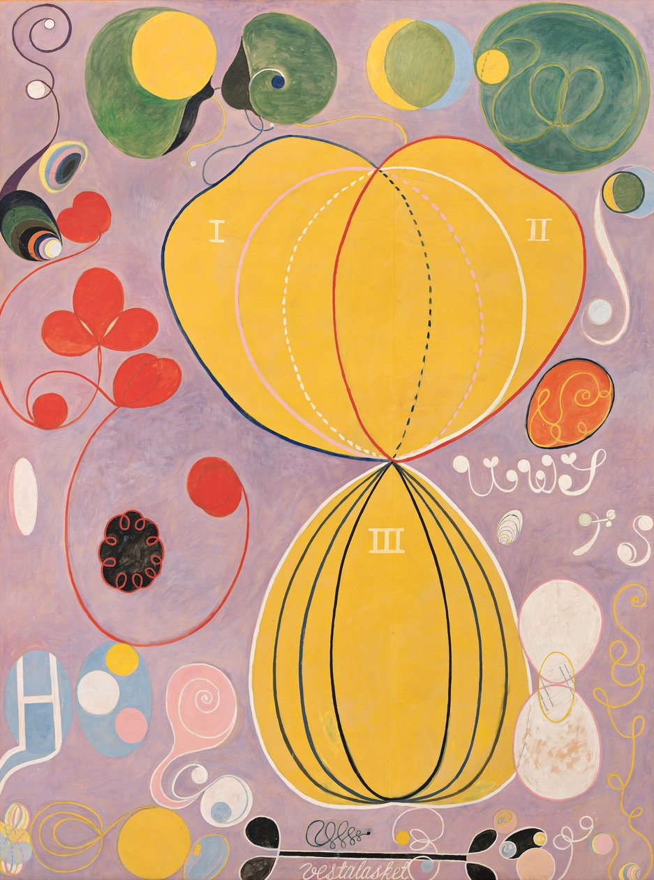 Kymmenen suurinta, nro 7, Aikuisuus, ryhmä IV, 1907. tekijältä Hilma af Klint
