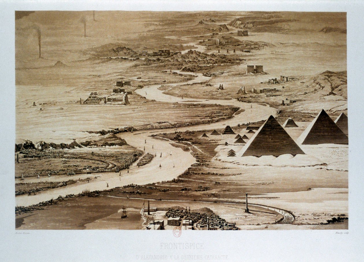 "Aleksandriasta toiseen kaihiin", Egypti, 1841 tekijältä Himely