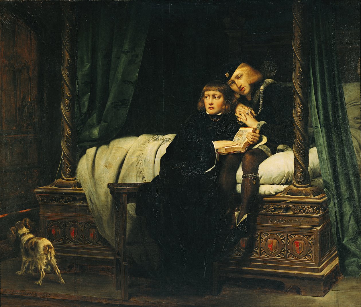 Edward V (1470-83) ja Richard, Yorkin herttua Towerissa (Les Enfants d