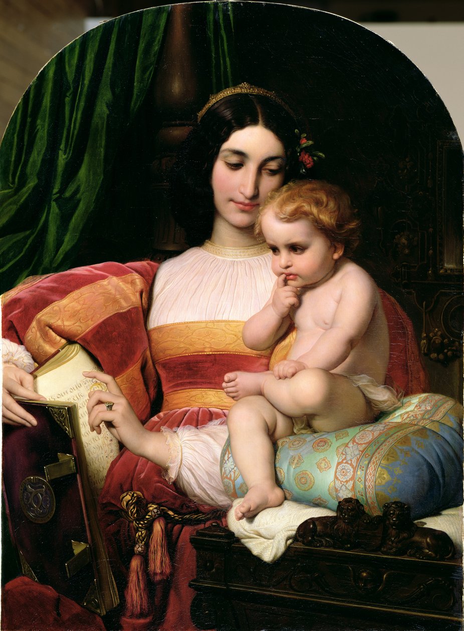 Pico della Mirandolan lapsuus (1463-94) 1842 tekijältä Hippolyte Delaroche