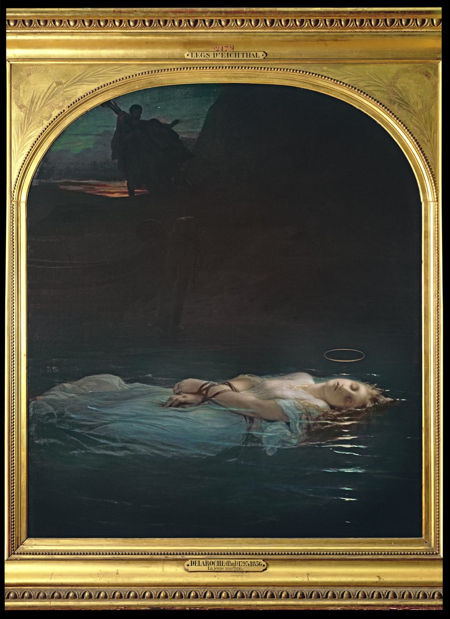 Nuori marttyyri, 1855 tekijältä Hippolyte Delaroche