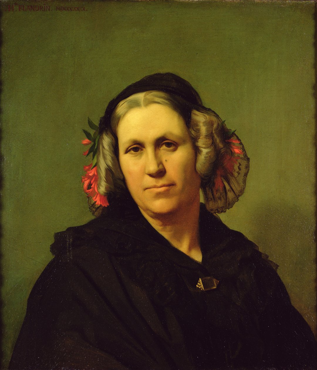 Madame Vinet, 1840 tekijältä Hippolyte Flandrin