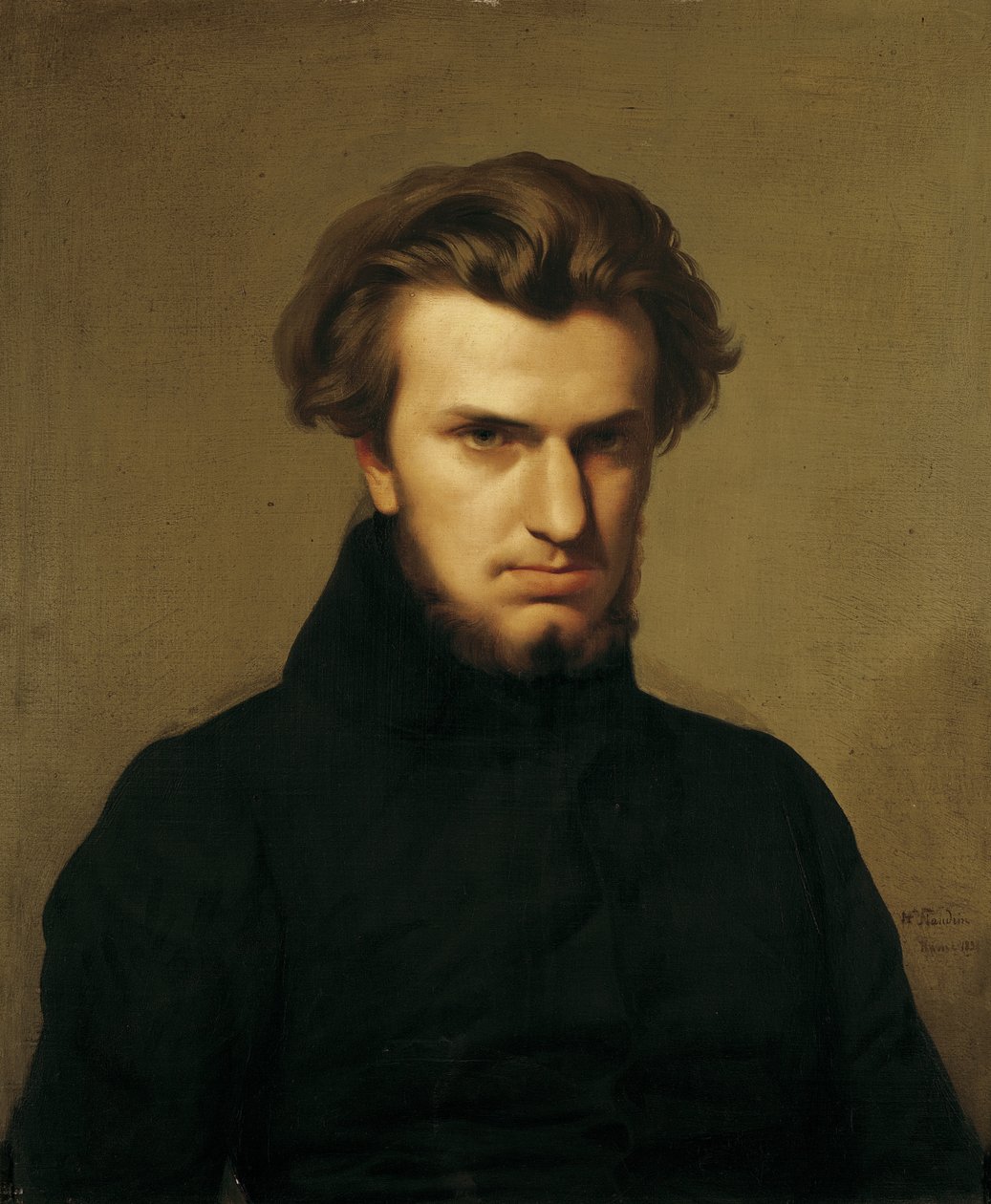 Ambroise Thomasin (1811-96) muotokuva 1834 tekijältä Hippolyte Flandrin