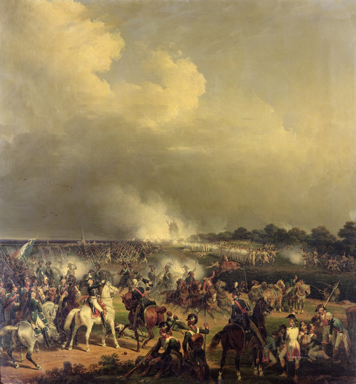 Boussun taistelu, 3. marraskuuta 1792, 1845 tekijältä Hippolyte Lecomte