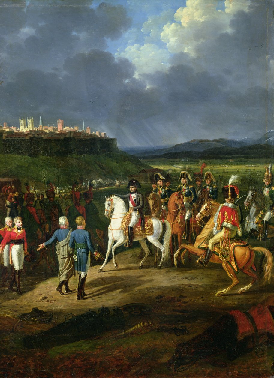 Astorgan englantilaiset vangit esiteltiin Napoleon Bonapartelle (1769-1821) vuosina 1809, 1810 (yksityiskohta 176236) tekijältä Hippolyte Lecomte