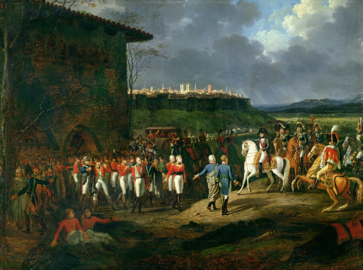 Astorgan englantilaiset vangit esiteltiin Napoleon Bonapartelle (1769-1821) vuosina 1809, 1810 (katso myös 225165) tekijältä Hippolyte Lecomte