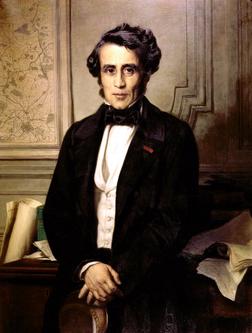 Emile Pereire tekijältä Hippolyte (1797 1856) (after) Delaroche