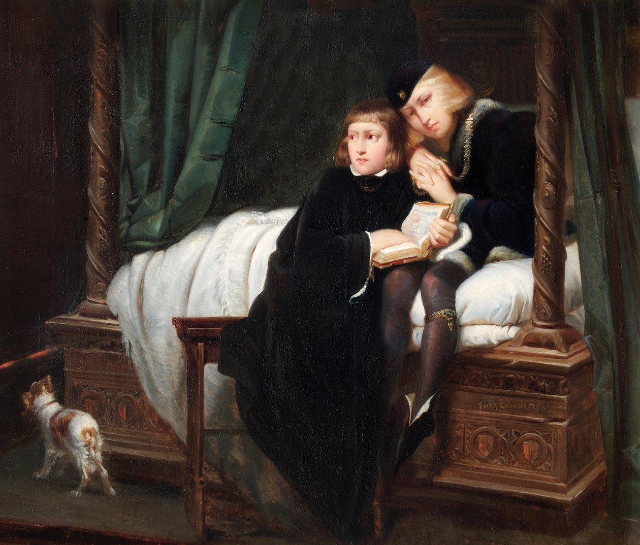 Prinssit tornissa tekijältä Hippolyte (1797 1856) (after) Delaroche
