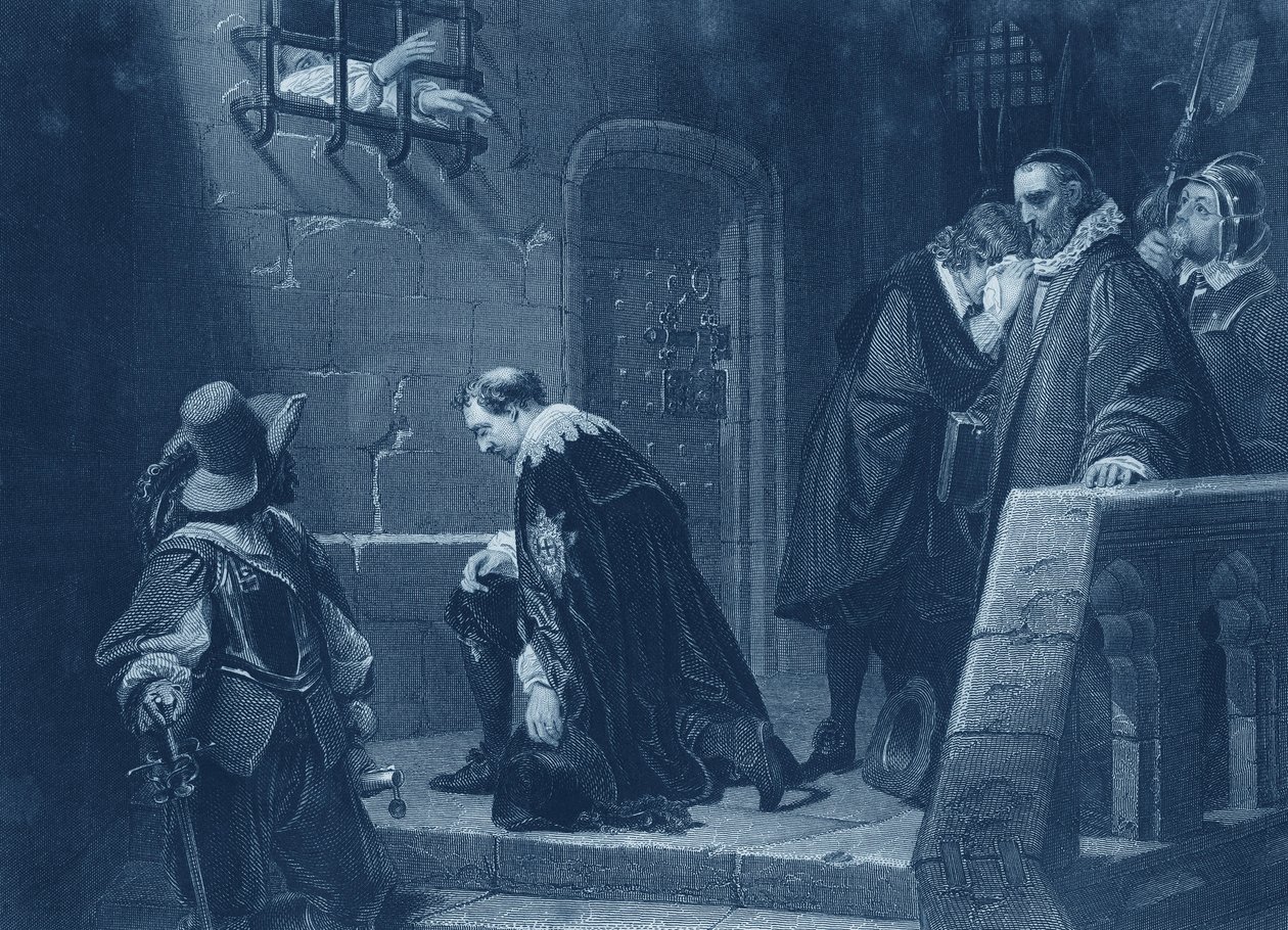 Lord Strafford johti teloitukseen tekijältä Hippolyte Delaroche