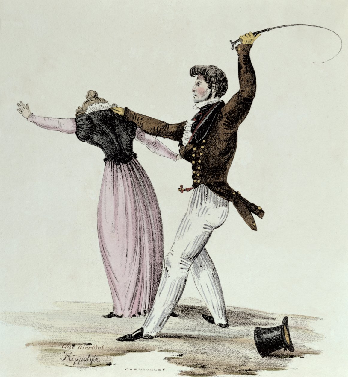 Taito saada vaimonsa rakastamaan itseään, n. 1825 tekijältä Hippolyte