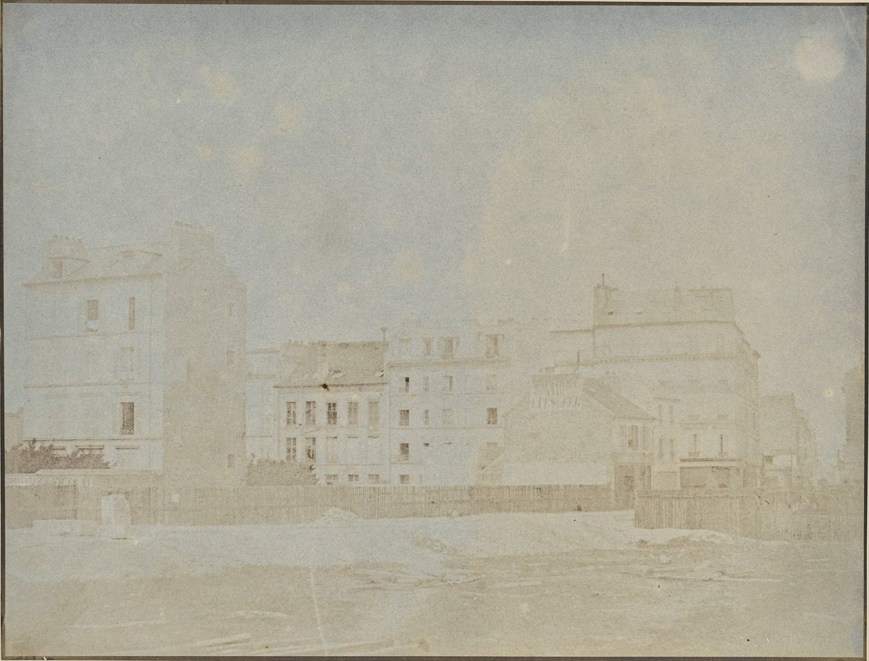 Katunäkymä, Batignolles tai Montmartre tekijältä Hippolyte Bayard