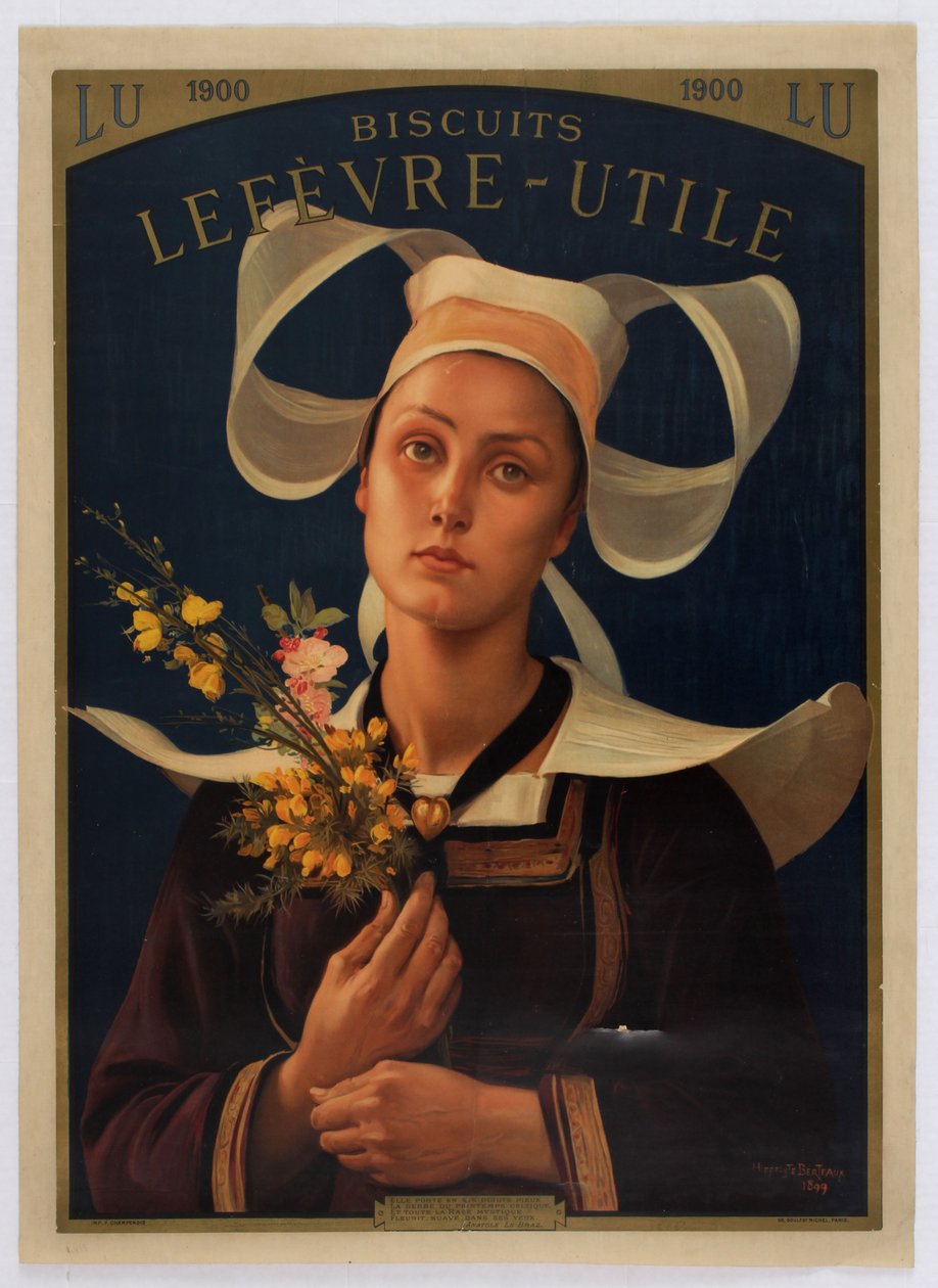 Keksit Lefevre-Utile, 1900. tekijältä Hippolyte Berteaux