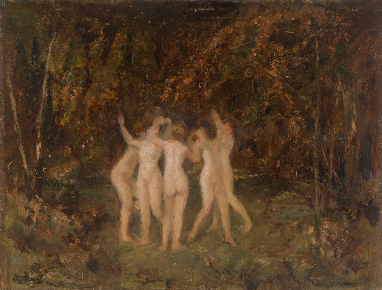 Nymfejä metsässä tekijältä Hippolyte Boulenger