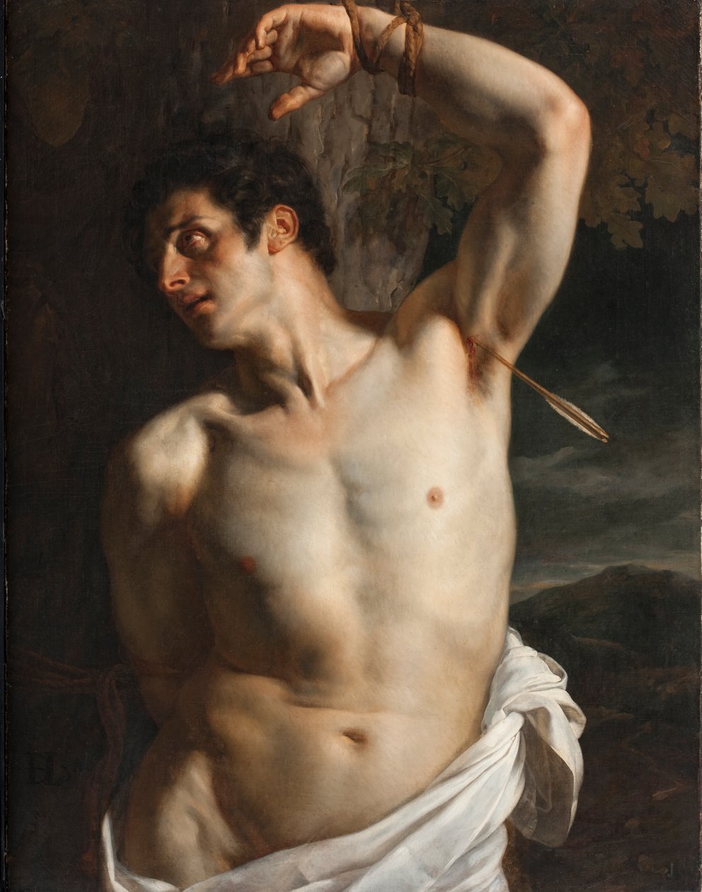 Pyhä Sebastian tekijältä Hippolyte Delaroche