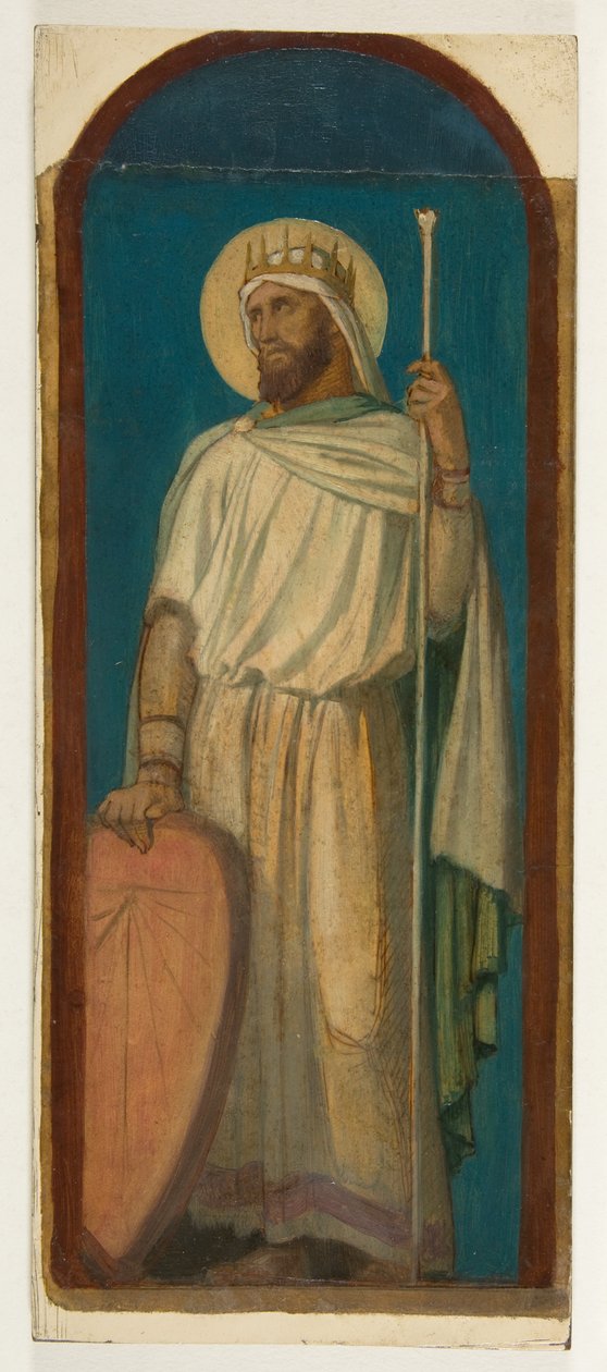 Hiskia, König von Juda tekijältä Hippolyte Flandrin