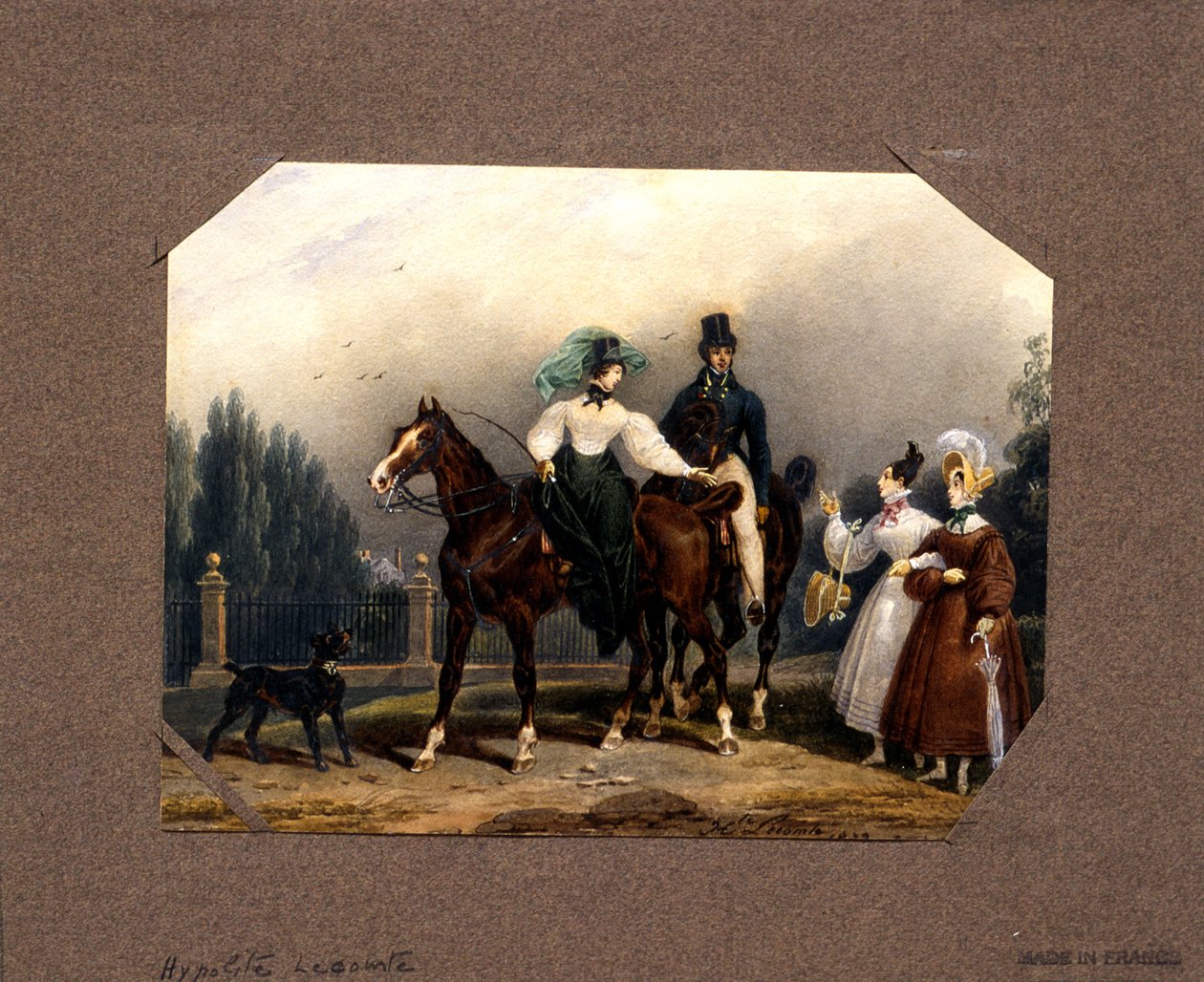 Kohtaaminen promenadilla tekijältä Hippolyte Lecomte