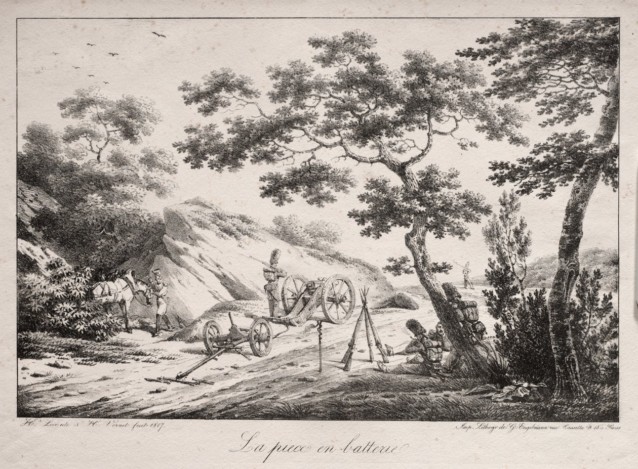 Canon valmiina ampumaan tekijältä Hippolyte Lecomte