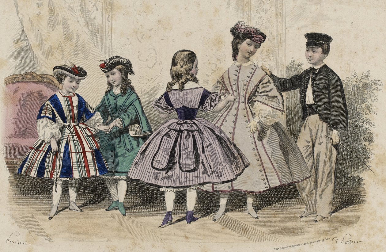 Nimetön, huhtikuu 1861 (käsinvärinen kaiverrus) tekijältä Hippolyte Louis Pauquet