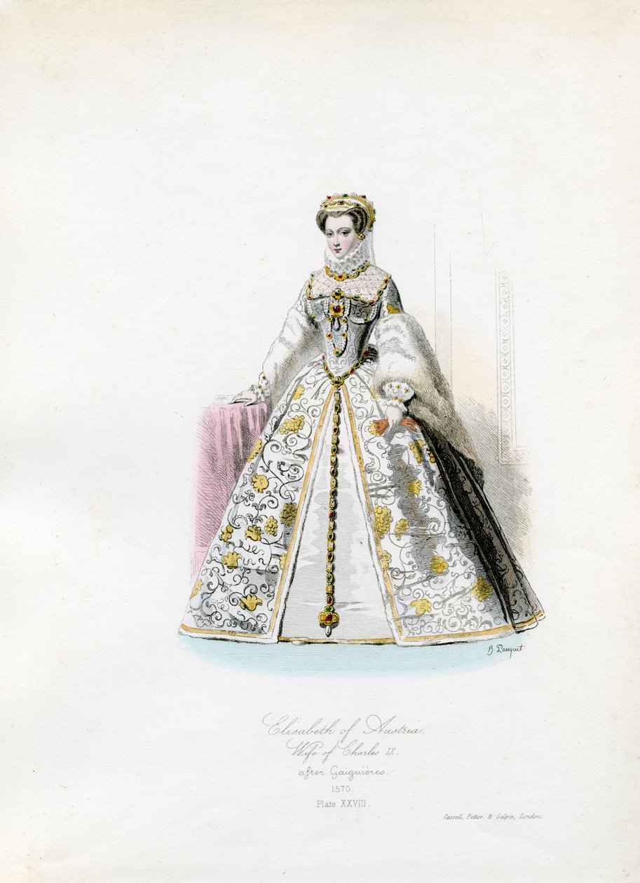 Elisabeth Itävalta tekijältä Hippolyte Louis and Polydore Pauquet