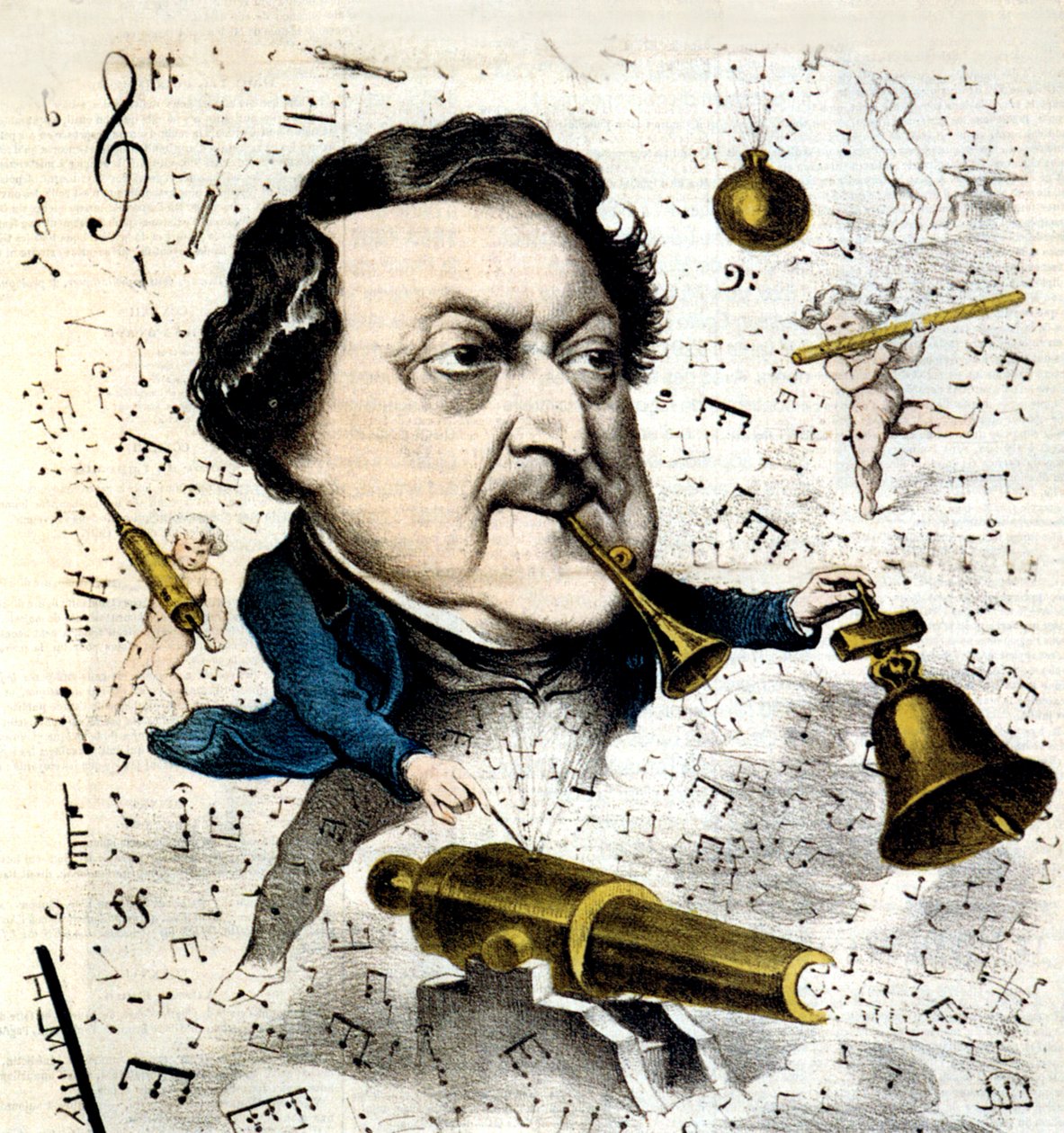 Gioacchino Rossini tekijältä Hippolyte Mailly