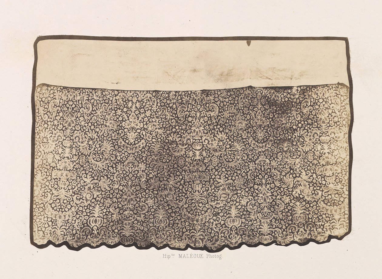 Lace Alb, joka kuuluu Visitationin luostariin, 1857. tekijältä Hippolyte Malègue