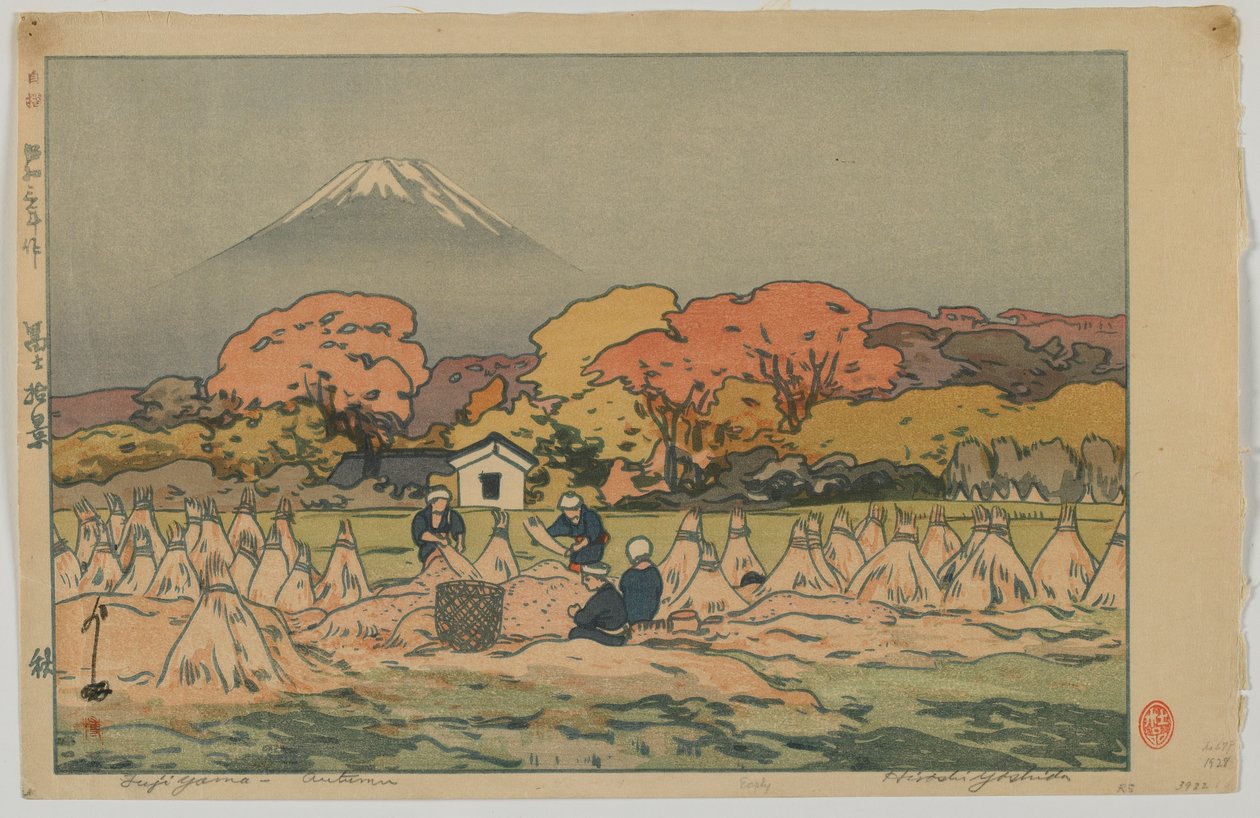 Mt.Fuji - outs m, kalligrafia Ella tekijältä Hiroshi Yoshida