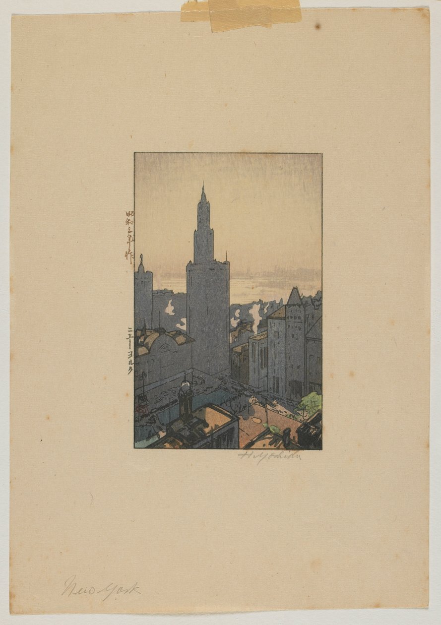 New York, Showan aikakausi tekijältä Hiroshi Yoshida