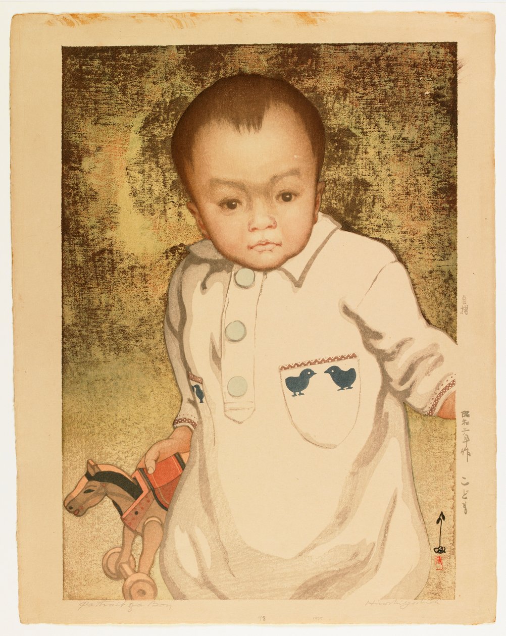 Pojan muotokuva tekijältä Hiroshi Yoshida