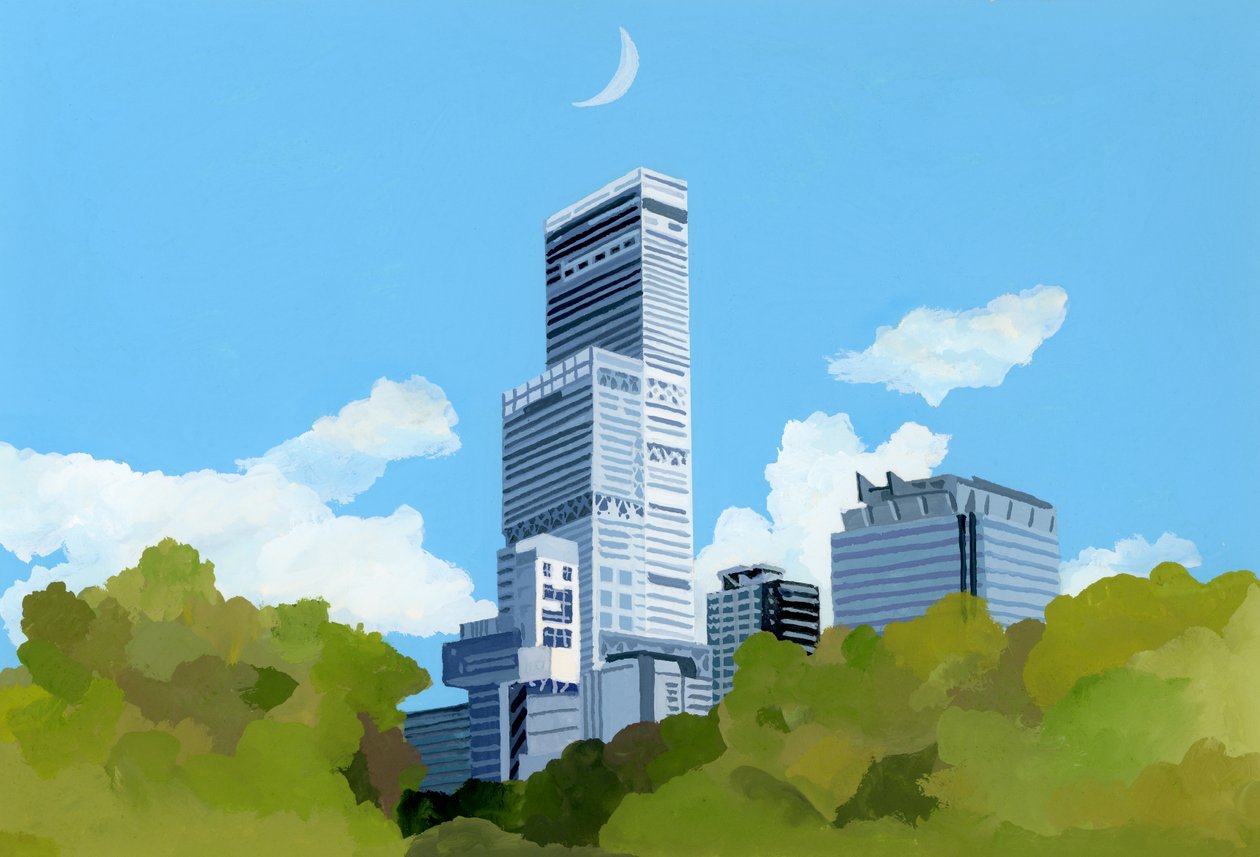 Osaka Abeno Harukas, 2016 tekijältä Hiroyuki Izutsu