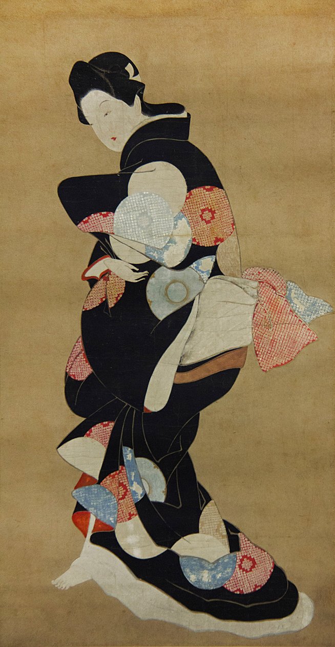 Tanssija tekijältä Hishikawa Moronobu