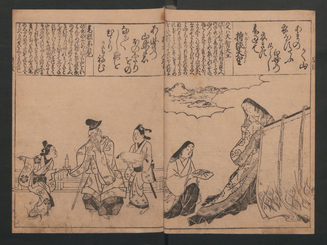 Muotokuvia sadan runoilijan sadasta runosta (Sugata-e hyakunin isshu) tekijältä Hishikawa Moronobu