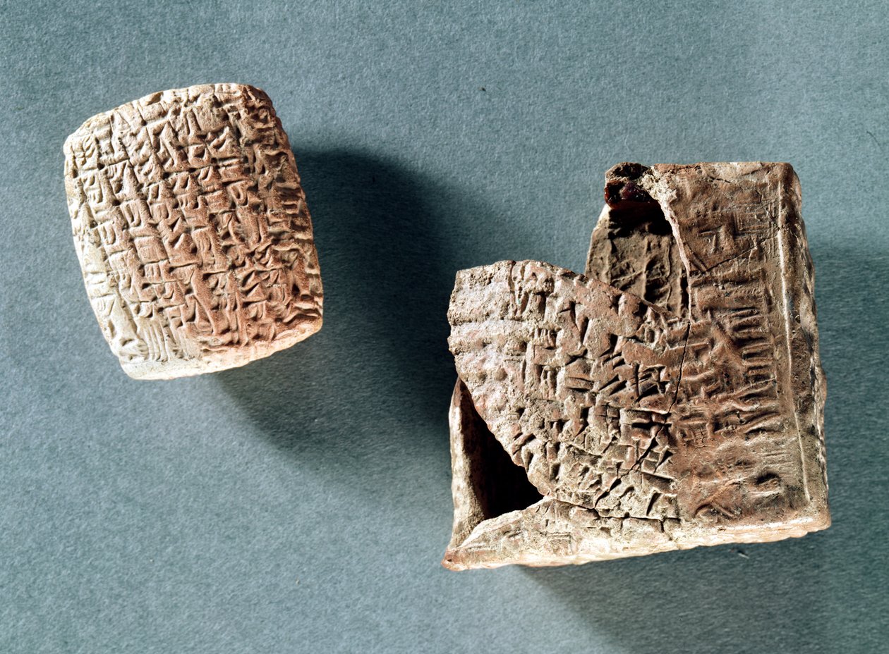 Kappadokialainen kirje ja kirjekuori, Turkista, 2000-1800 eKr. (keramiikka) tekijältä Hittite