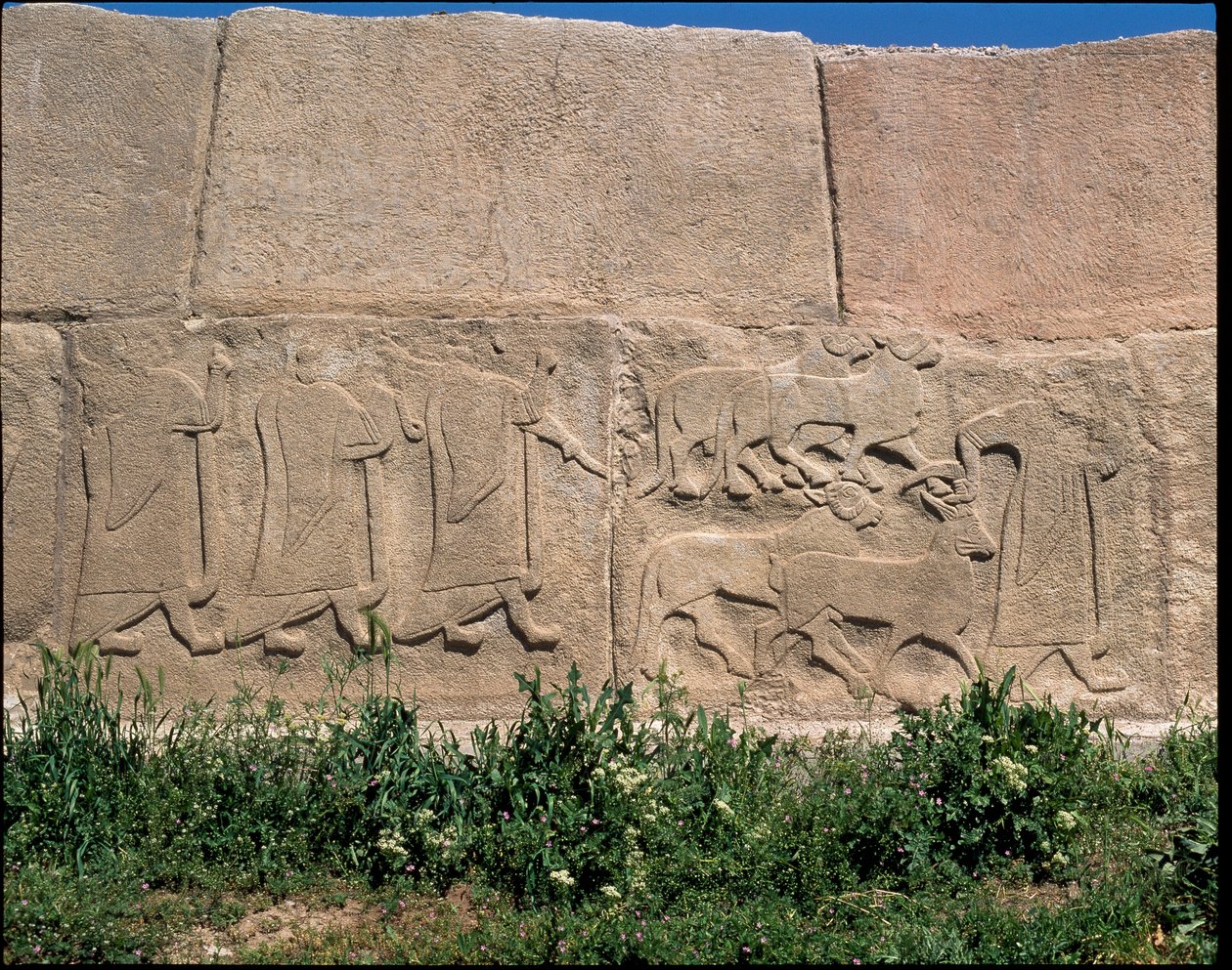 Näkymä Sfinksin portin reliefien pohjalta tekijältä Hittite Hittite