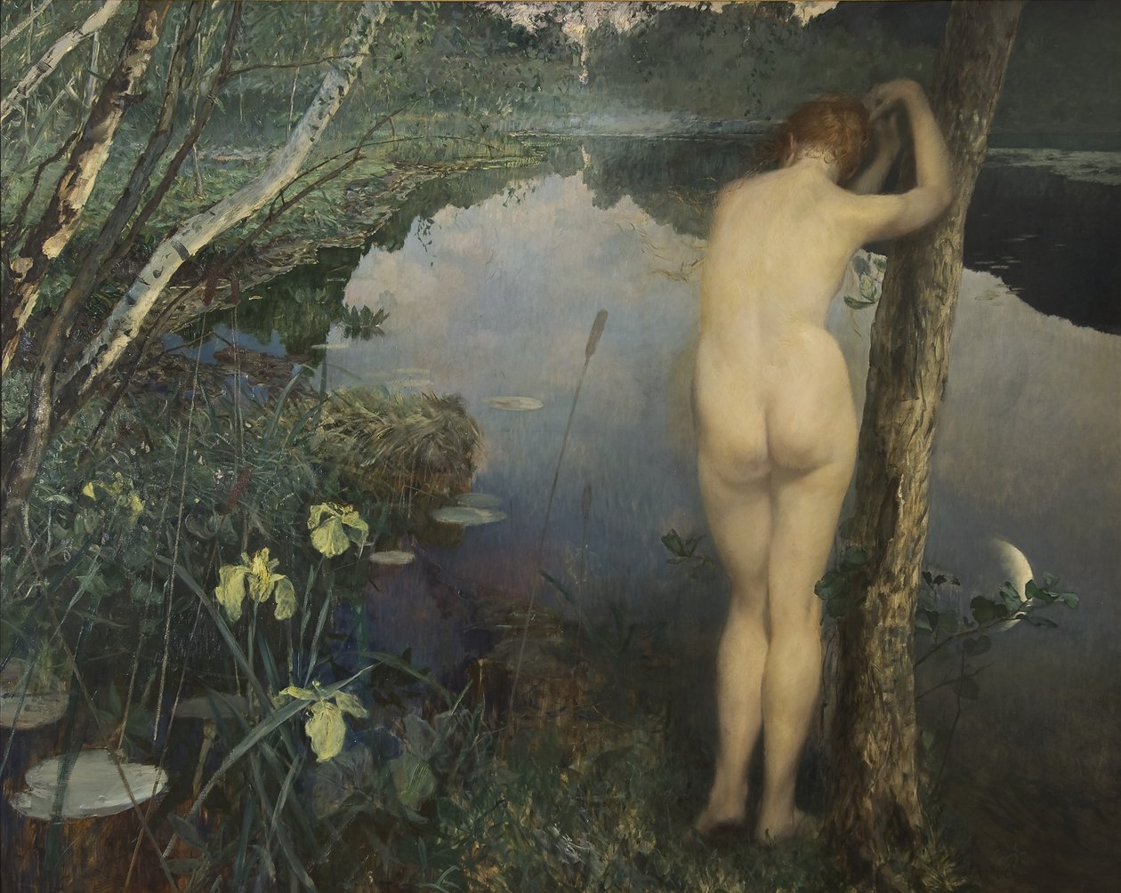 Nocturne, 1887 tekijältä Hjalmer Eilif Emanuel Peterssen