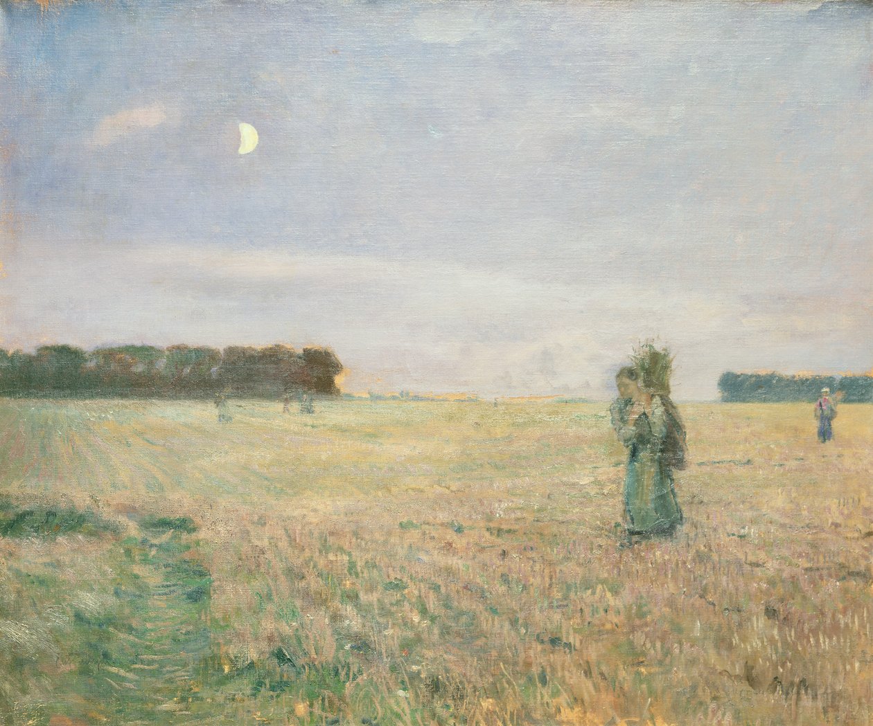 Päivän loppu (öljy kankaalle) tekijältä Hjalmer Eilif Emanuel Peterssen